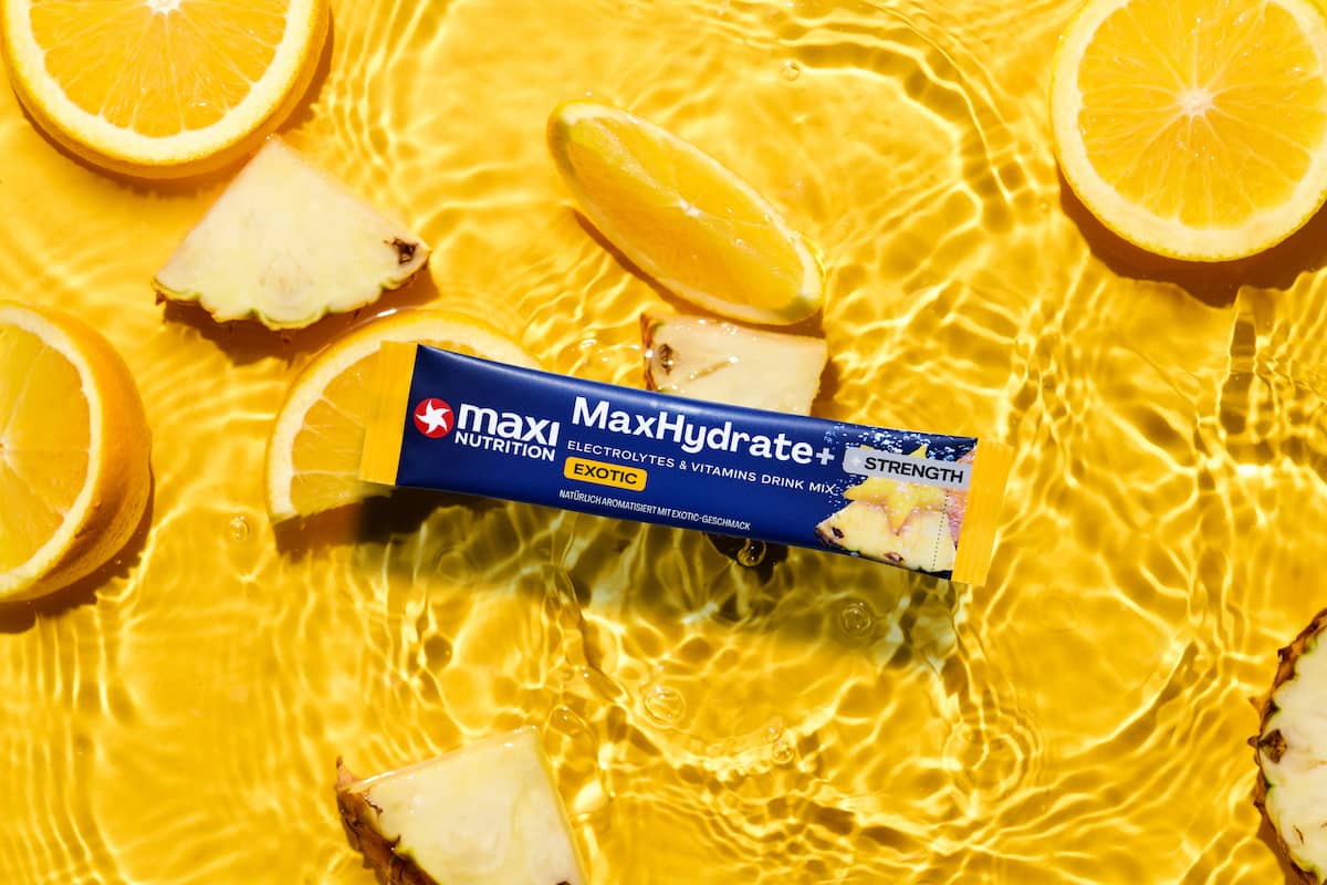 MaxHydrate+ Strength Electrolyte Drink Exotic 8 x 20 g