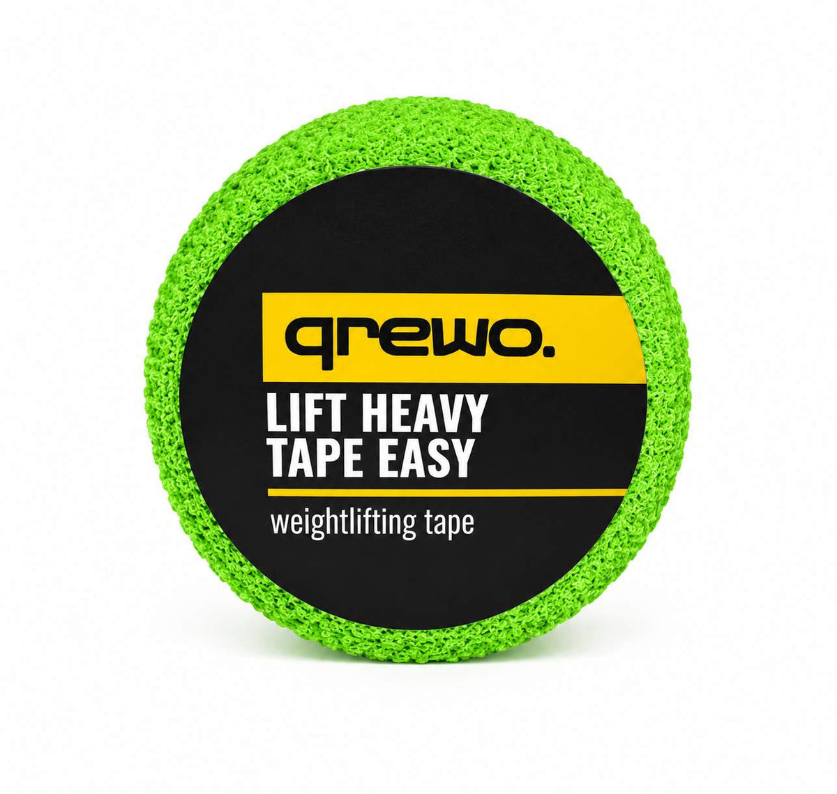 QREWO Weightlifting Tape | Narrow 38 mm | Green Lemon