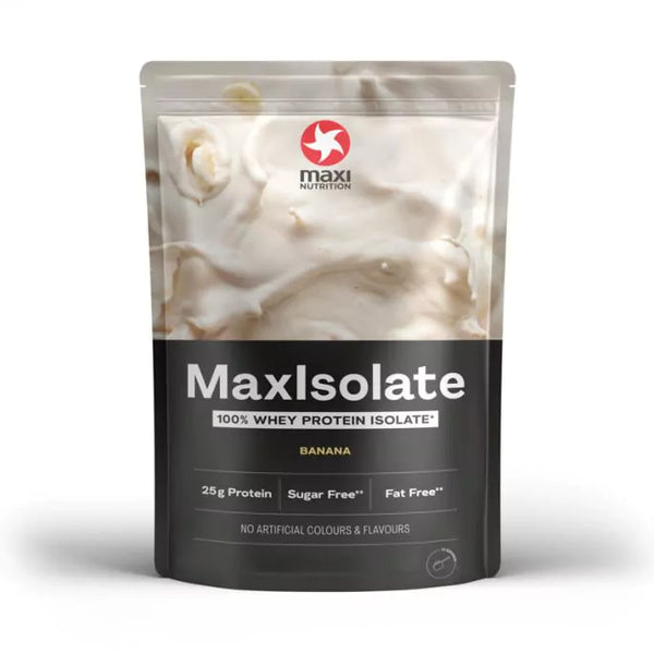 MAXI NUTRITION MaxIsolate Banan – Izolat Białka Serwatkowego Premium