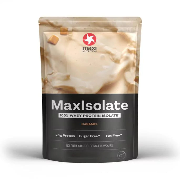 MAXI NUTRITION MaxIsolate Caramel – Premium Whey Protein Isolate