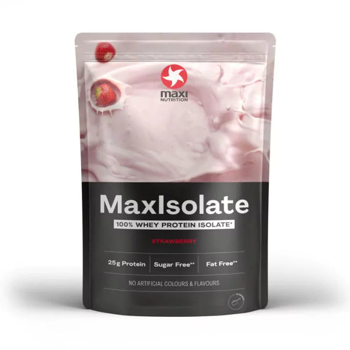 MAXI NUTRITION MaxIsolate Strawberry – Premium Whey Protein Isolate