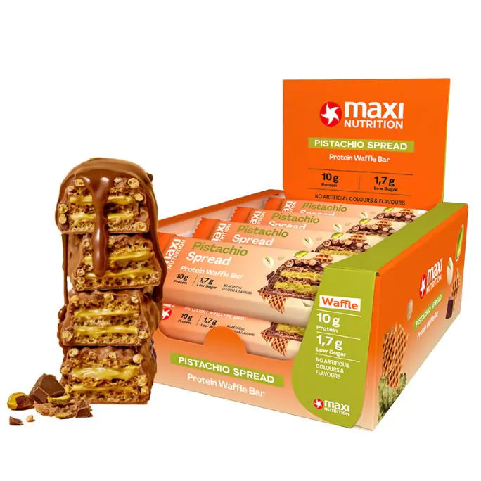 Baton Proteinowy Waflowy z Orzechami Laskowymi, Oblany Mleczną Czekoladą (40 g) xąč